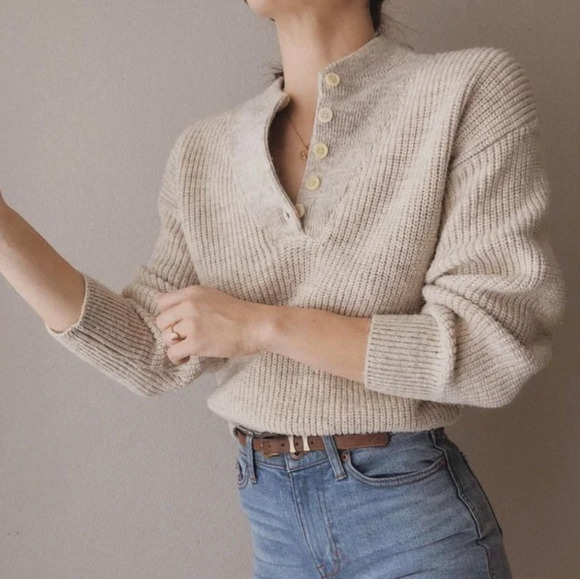 Oatmeal Knit Sweaters